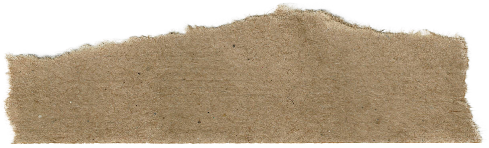 Ripped Kraft Paper Cutout